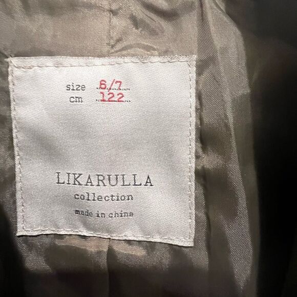 Lika Rulla Camouflage  Faux Leather bomber Jacket Girls Age 6/7 Years. - Picture 3 of 4